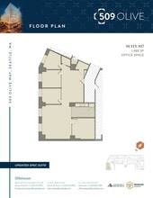 509 Olive Way, Seattle, WA en alquiler Plano de la planta- Imagen 1 de 2