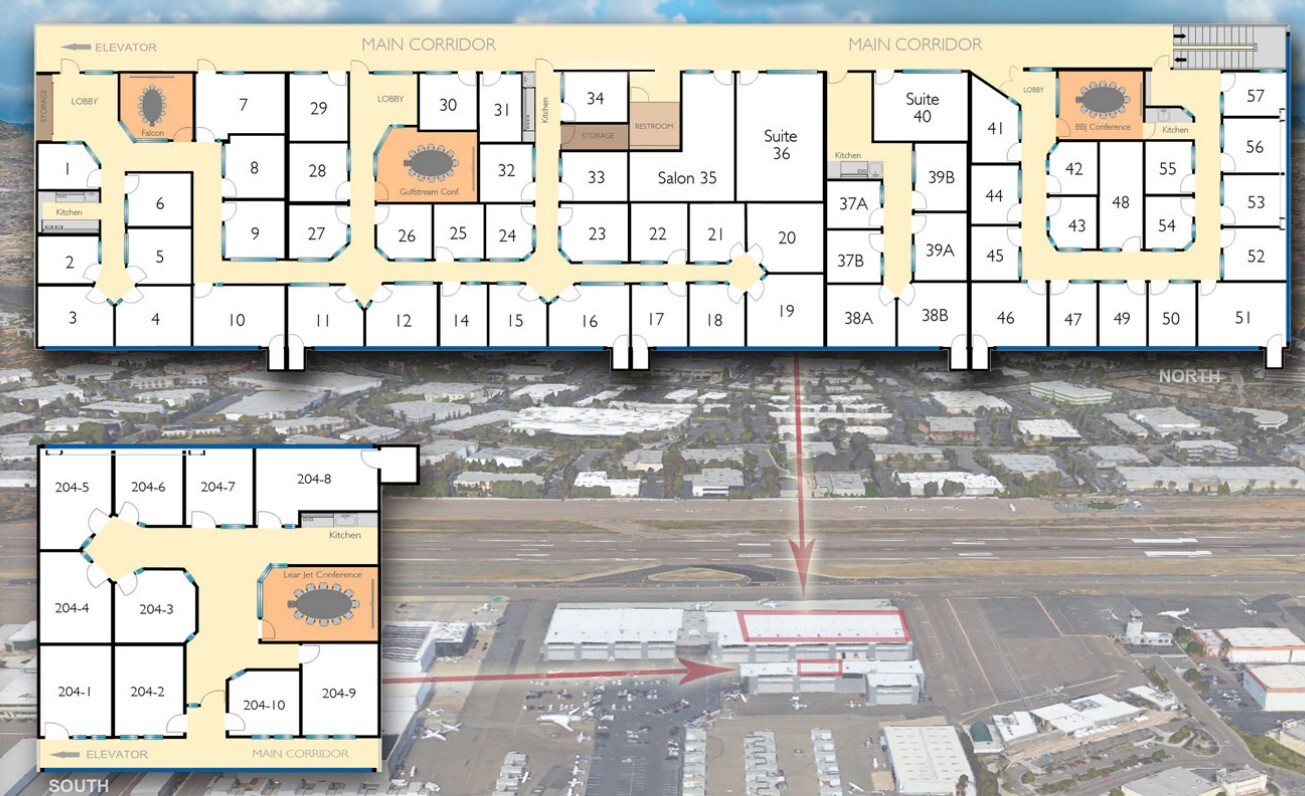 2100 Palomar Airport Rd, Carlsbad, CA en alquiler Plano de la planta- Imagen 1 de 7