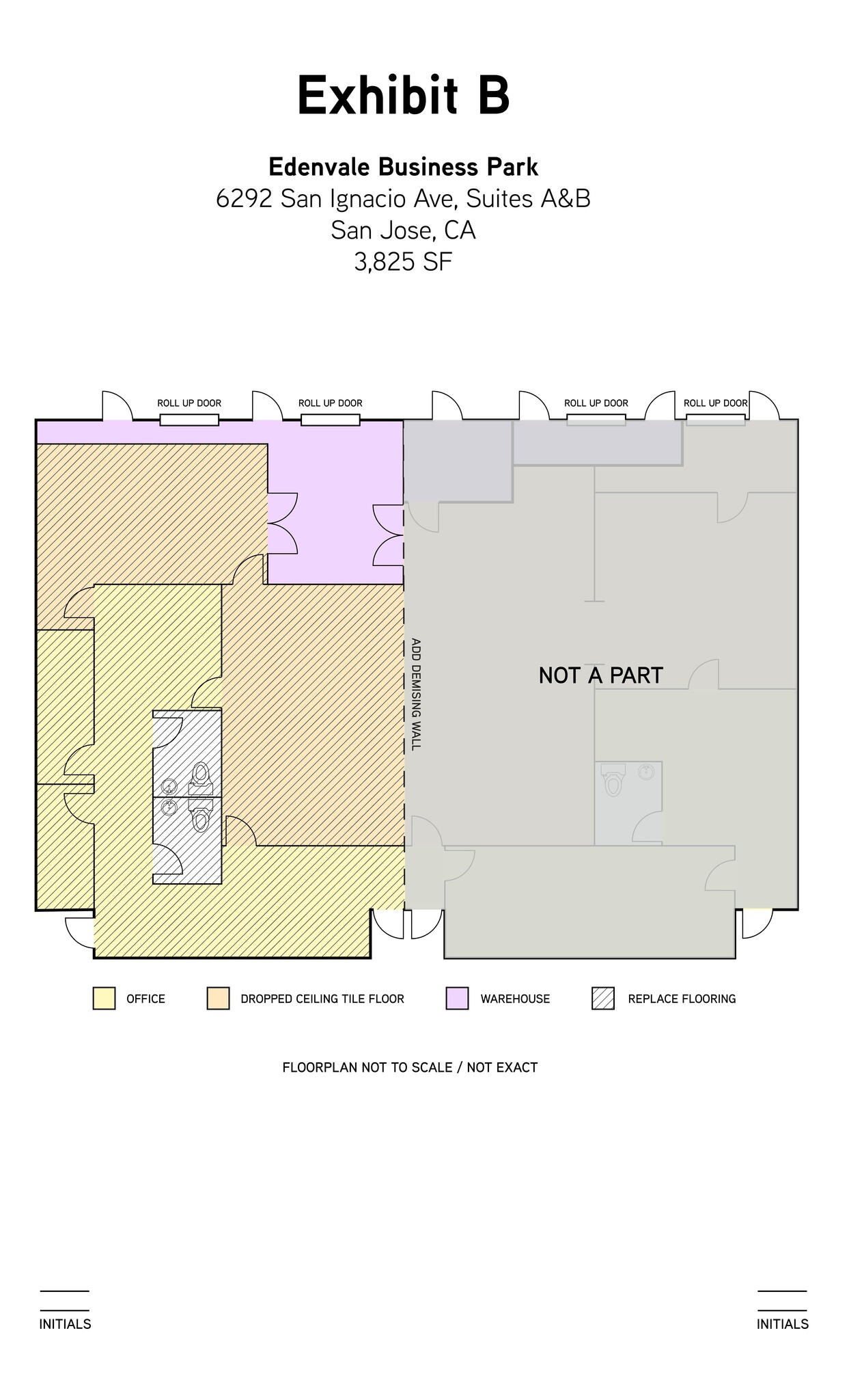 6276 San Ignacio Ave, San Jose, CA en alquiler Plano del sitio- Imagen 1 de 2