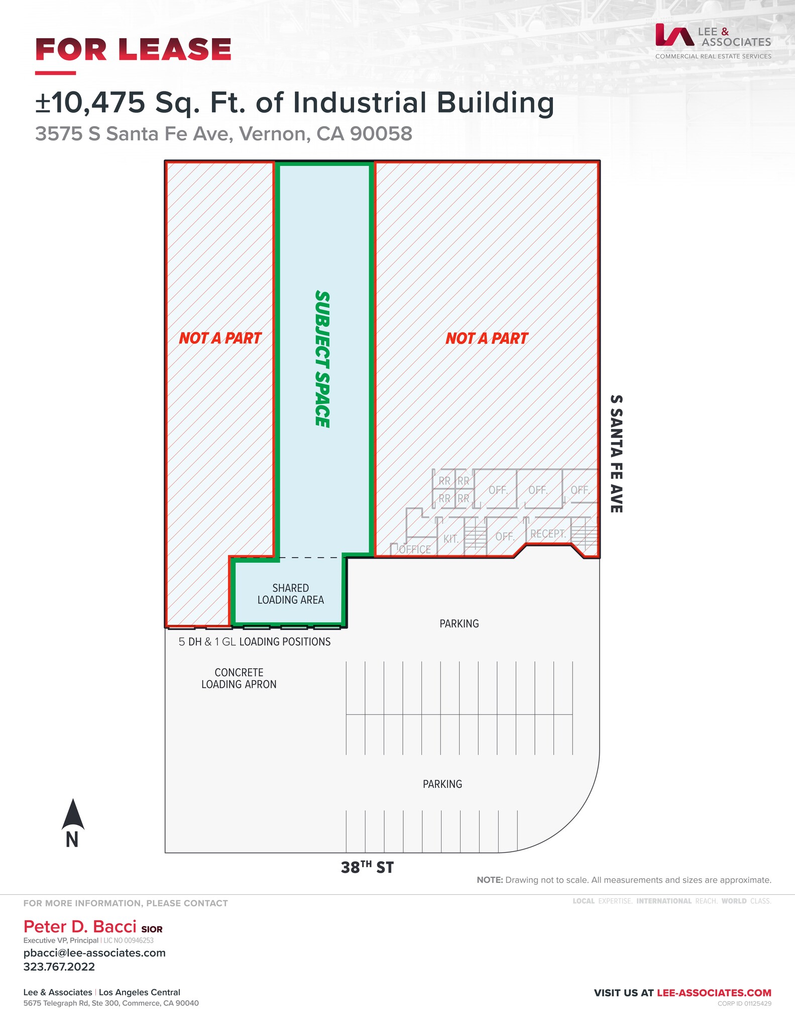 3575 S Santa Fe Ave, Vernon, CA en alquiler Plano del sitio- Imagen 1 de 2