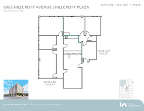 6065 Hillcroft Ave, Houston, TX en alquiler Plano de la planta- Imagen 2 de 2