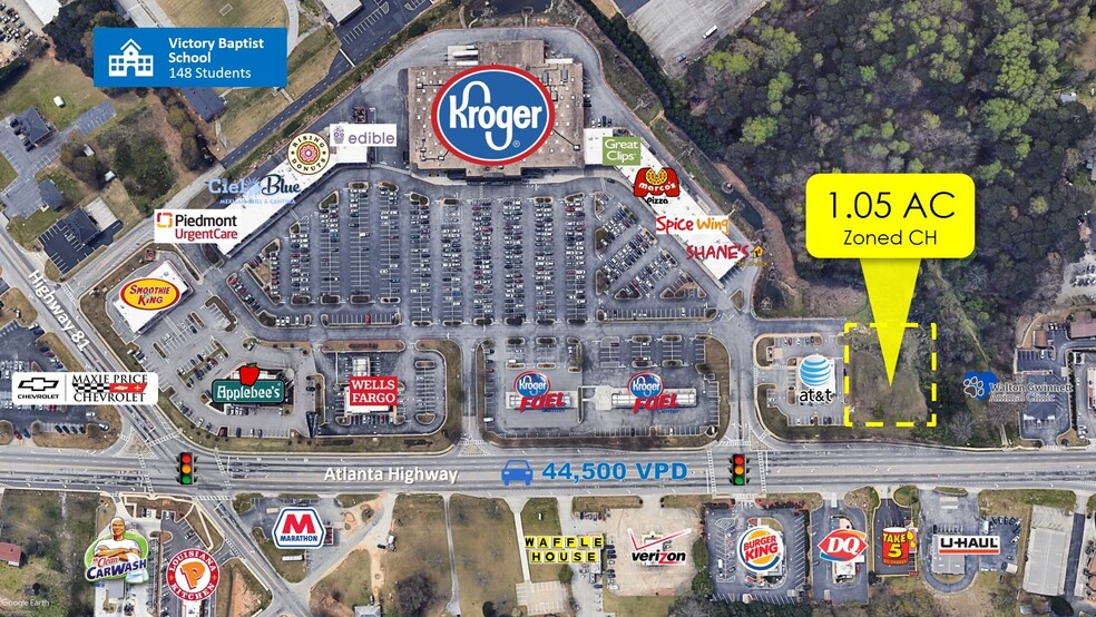 4719 Atlanta Hwy, Loganville, GA en alquiler - Foto del edificio - Imagen 1 de 4