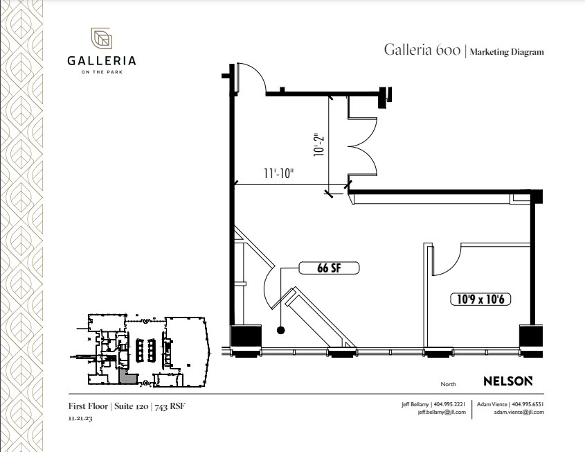 600 Galleria Pky SE, Atlanta, GA en alquiler Plano de la planta- Imagen 1 de 1