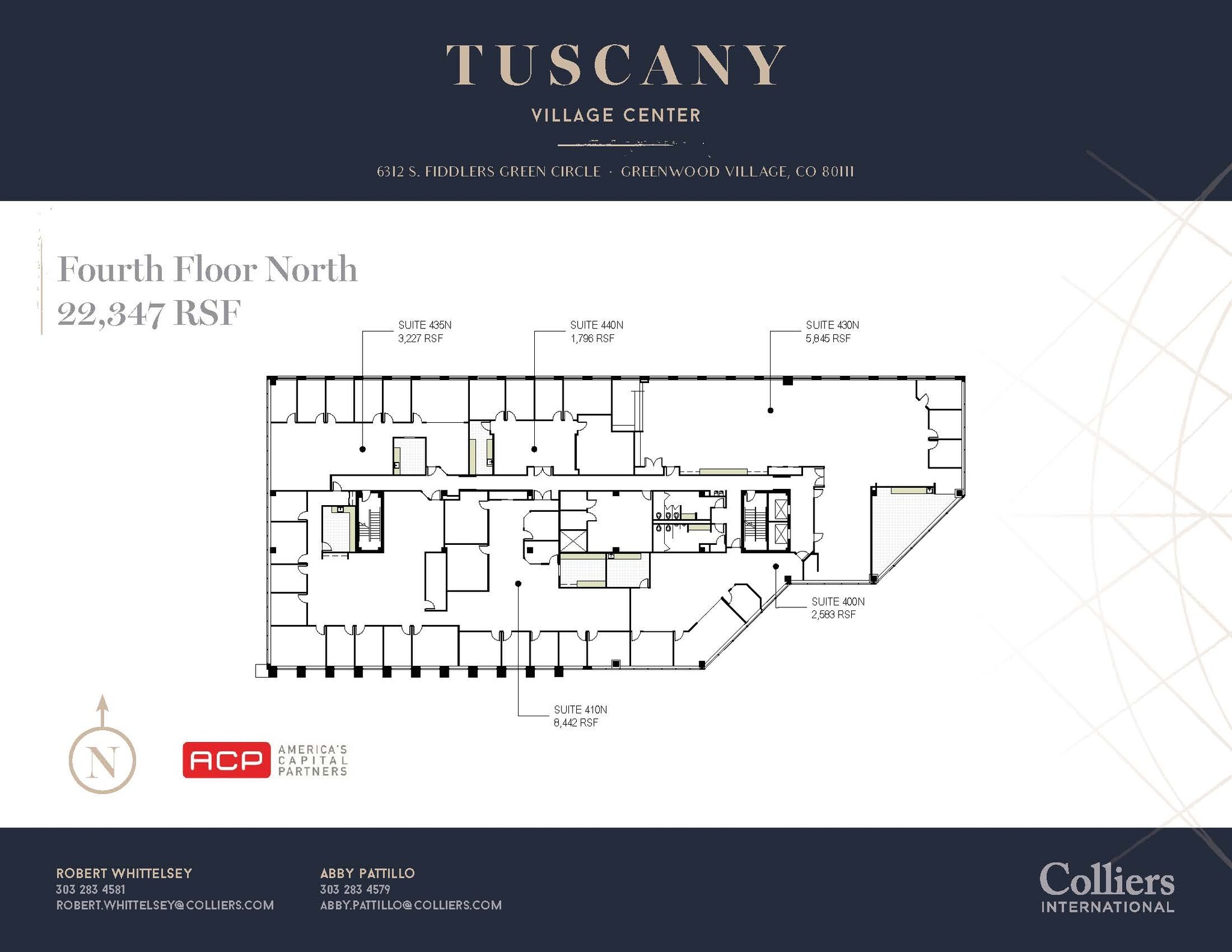 6312 S Fiddlers Green Cir, Greenwood Village, CO en alquiler Plano de la planta- Imagen 1 de 2