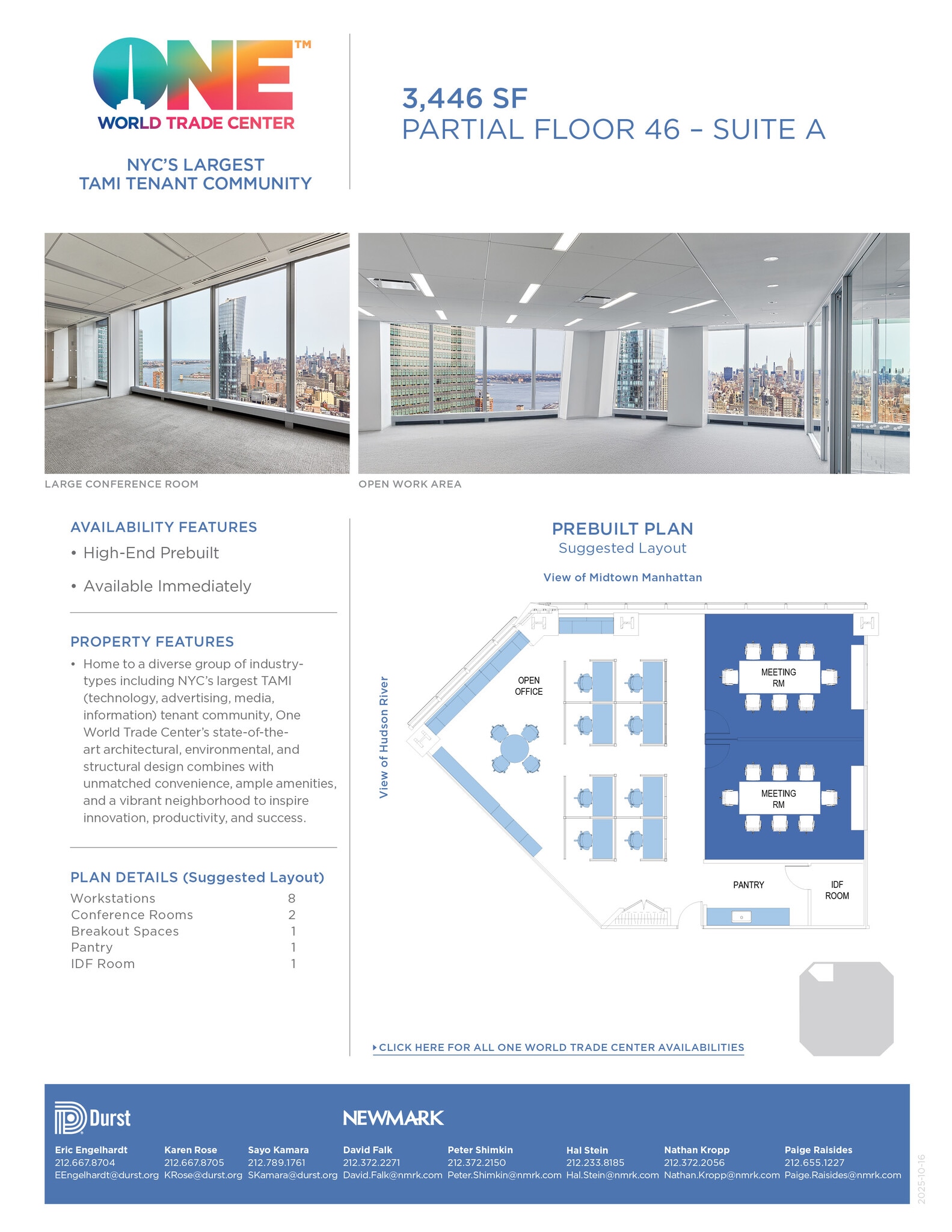 One World Trade Center, New York, NY en alquiler Foto del interior- Imagen 1 de 1