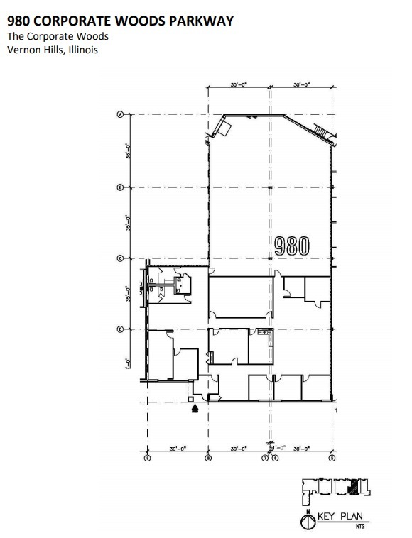 950-990 Corporate Woods Pky, Vernon Hills, IL en alquiler Plano de la planta- Imagen 1 de 1