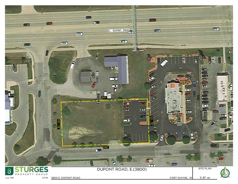 3800 E Dupont Rd, Fort Wayne, IN en venta - Plano del sitio - Imagen 2 de 2