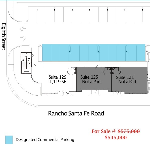 260 S Rancho Santa Fe Rd, San Marcos, CA 92078 - Unidad 129 -  - Plano de la planta - Image 1 of 1