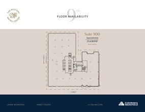 607 14th St NW, Washington, DC en alquiler Plano de la planta- Imagen 2 de 3