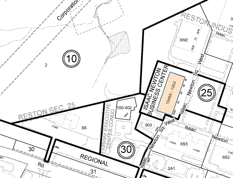 1946-1954 W Isaac Newton Sq, Reston, VA en alquiler - Plano de solar - Imagen 3 de 3