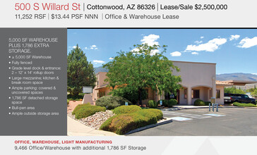 500 S Willard St, Cottonwood, AZ en alquiler Foto del edificio- Imagen 1 de 8