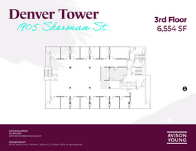 1905 Sherman St, Denver, CO en alquiler Plano de la planta- Imagen 1 de 1