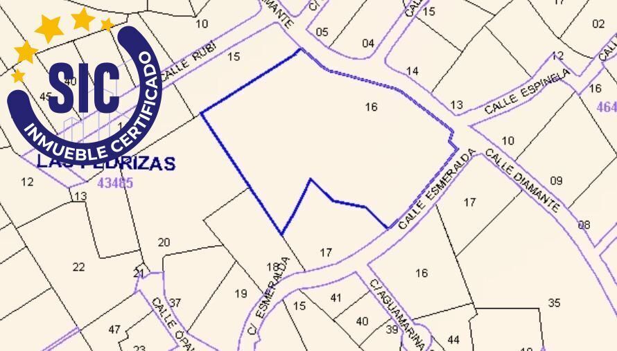 Terreno en Chiva, Valencia en venta Plano de la planta- Imagen 1 de 8