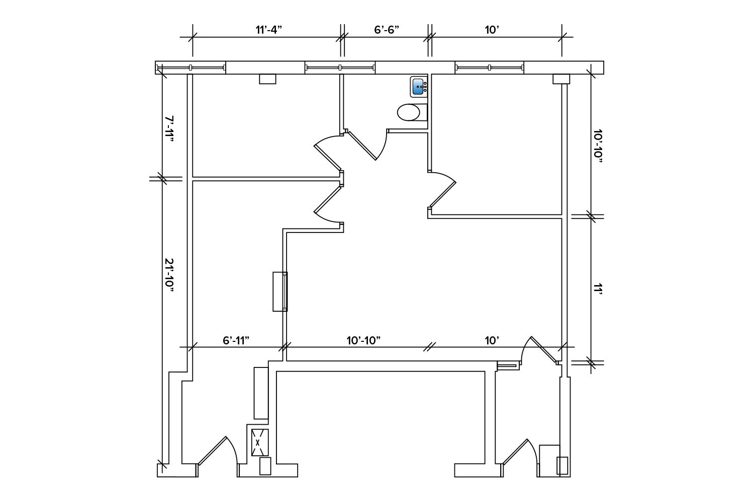 65 E Elizabeth Ave, Bethlehem, PA en alquiler Plano de la planta- Imagen 1 de 2