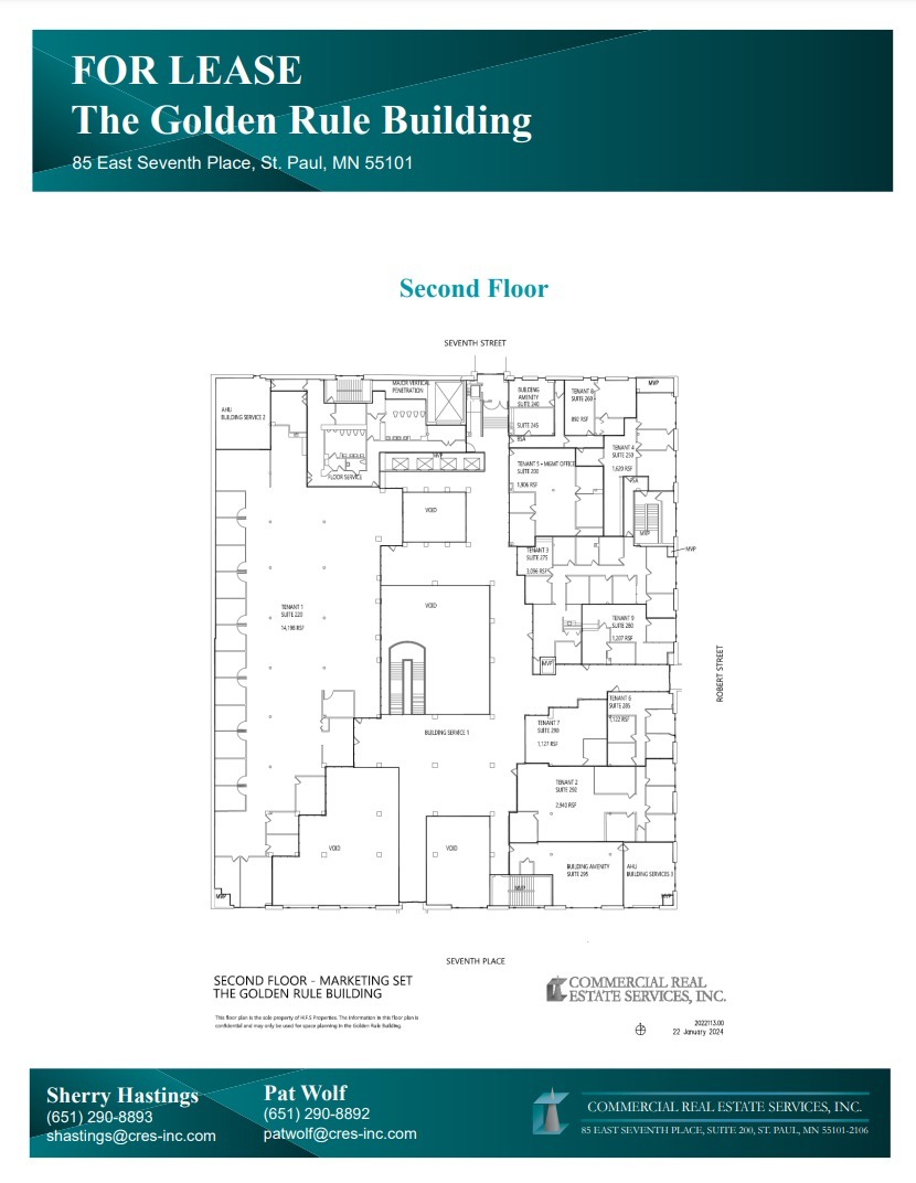 85 7th Pl E, Saint Paul, MN en alquiler Plano de la planta- Imagen 1 de 1