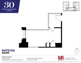 30 N Michigan Ave, Chicago, IL en alquiler Plano de la planta- Imagen 1 de 4