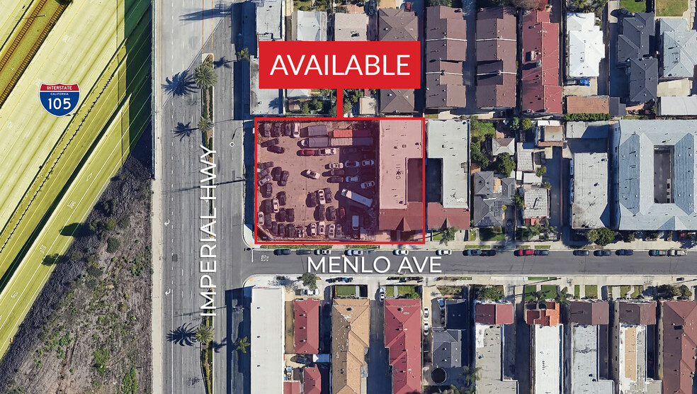 11410 Menlo Ave, Hawthorne, CA en alquiler - Vista aérea - Imagen 2 de 4