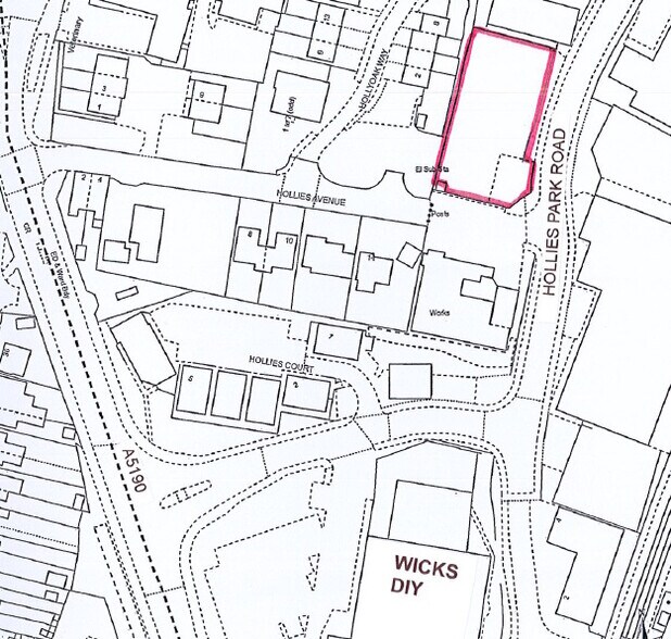 Land Hollies Park Rd, Cannock en alquiler - Plano de solar - Imagen 2 de 2