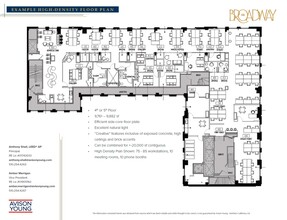 1212 Broadway, Oakland, CA en alquiler Plano de la planta- Imagen 1 de 2