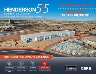 Más detalles para 515 N Gibson Rd, Henderson, NV - Naves en alquiler