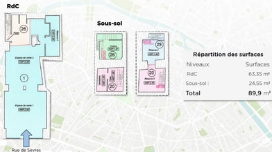 71 Rue De Sèvres, Paris en alquiler Plano de solar- Imagen 2 de 2