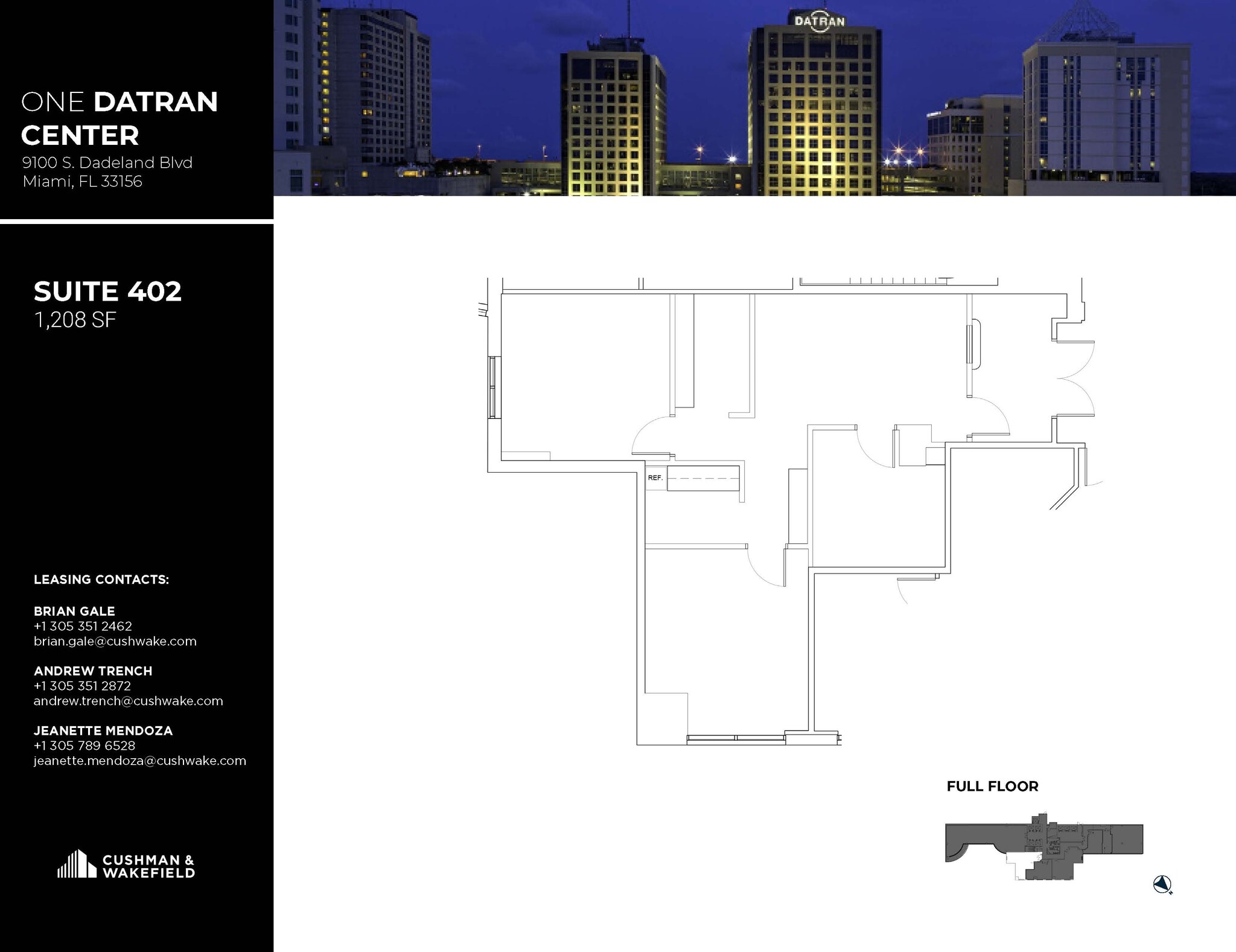 9130 S Dadeland Blvd, Miami, FL en alquiler Plano de la planta- Imagen 1 de 1