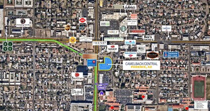 4814 N Central Ave, Phoenix, AZ - VISTA AÉREA  vista de mapa - Image1