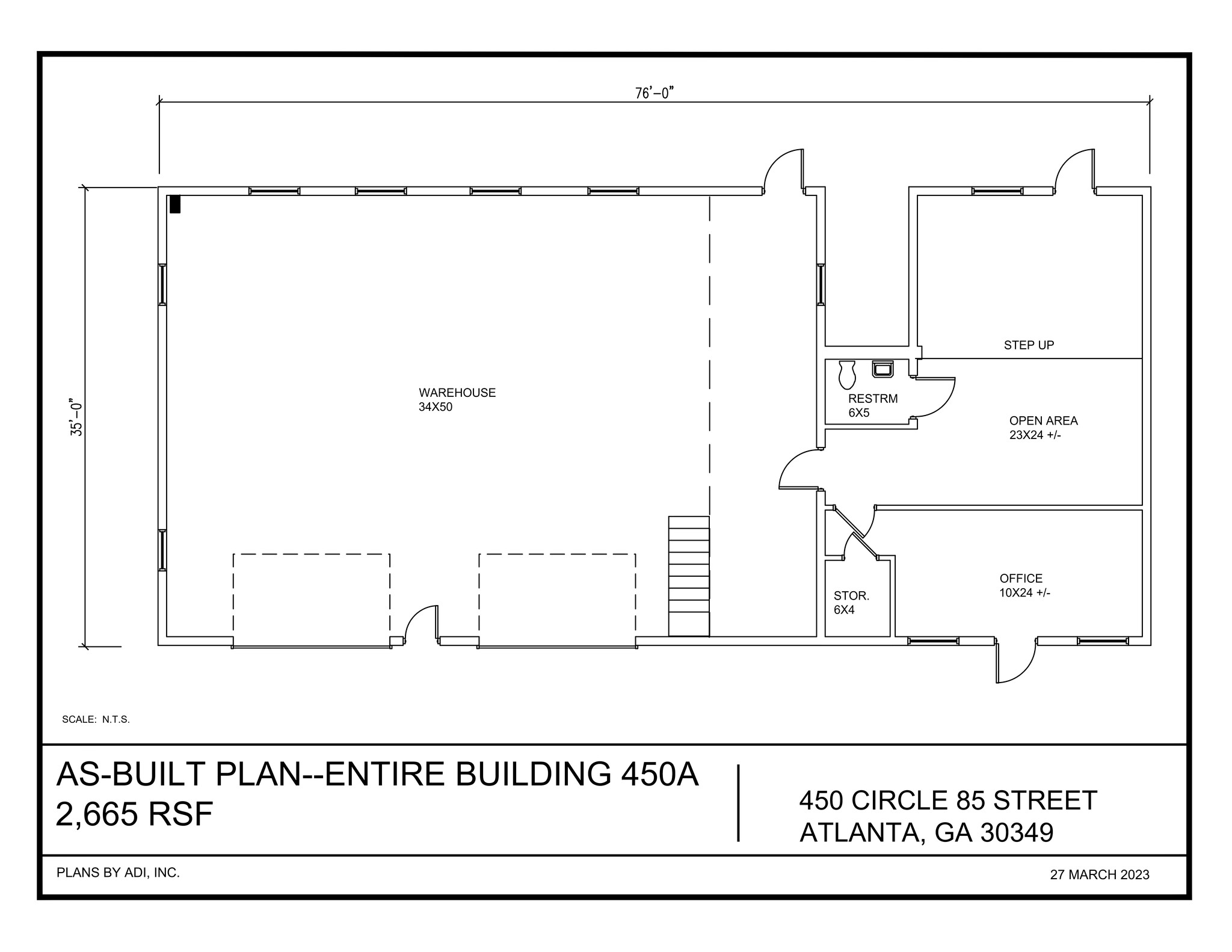 458 85 Cir, Atlanta, GA en alquiler Plano del sitio- Imagen 1 de 1