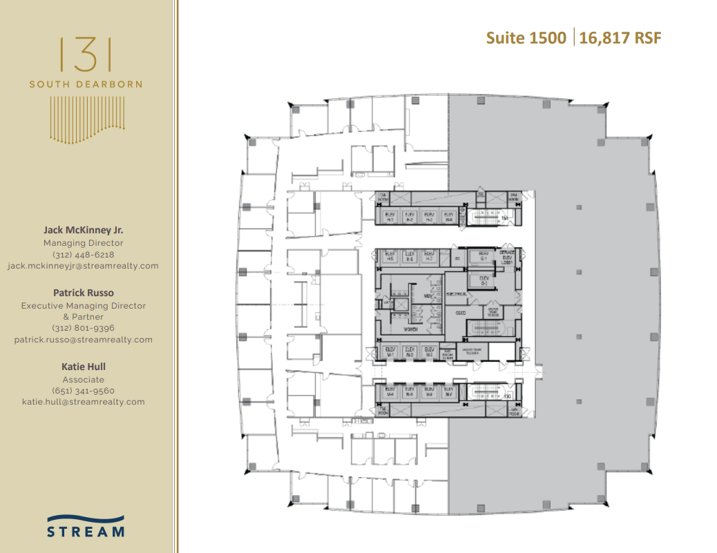 131 S Dearborn St, Chicago, IL en alquiler Plano de la planta- Imagen 1 de 1