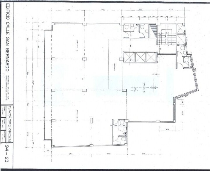 Calle De San Bernardo, 123, Madrid, Madrid en alquiler - Plano de la planta - Imagen 3 de 3