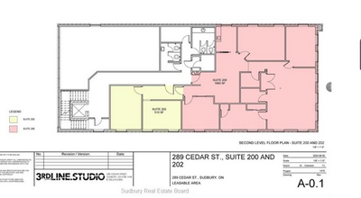 289 Cedar St, Sudbury, ON en alquiler Plano de la planta- Imagen 1 de 1