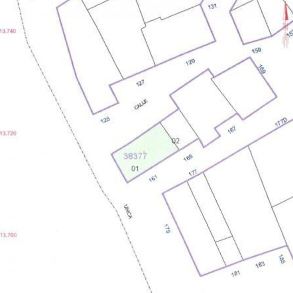 Nave en Tolbaños, Ávila en venta - Plano de solar - Imagen 1 de 1