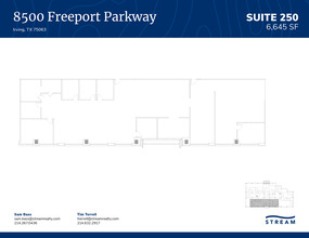 8500 Freeport Pkwy, Irving, TX en alquiler Plano de la planta- Imagen 1 de 2