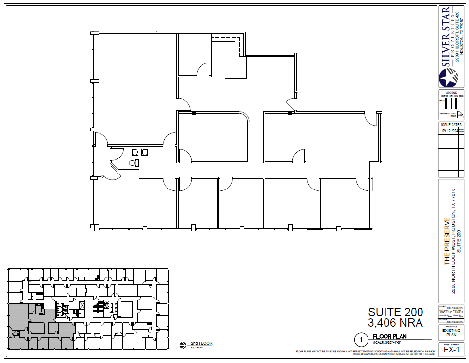 2000 N Loop Fwy W, Houston, TX en alquiler Plano de la planta- Imagen 1 de 1