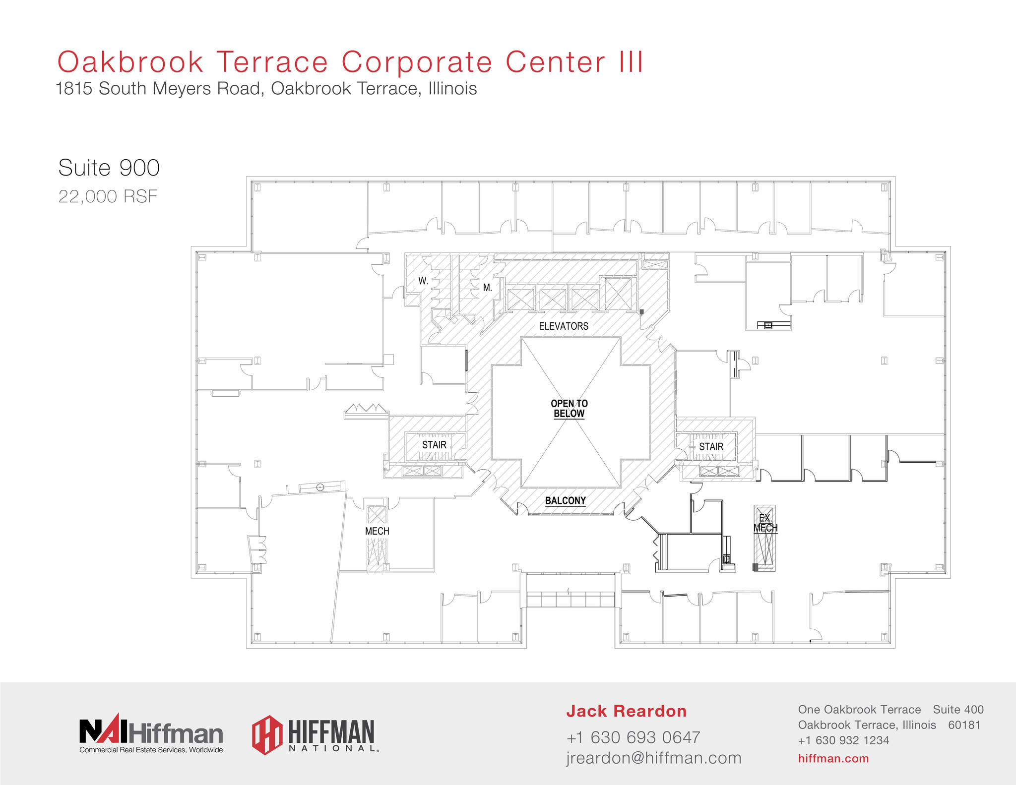 1815 S Meyers Rd, Oakbrook Terrace, IL en alquiler Plano de la planta- Imagen 1 de 1