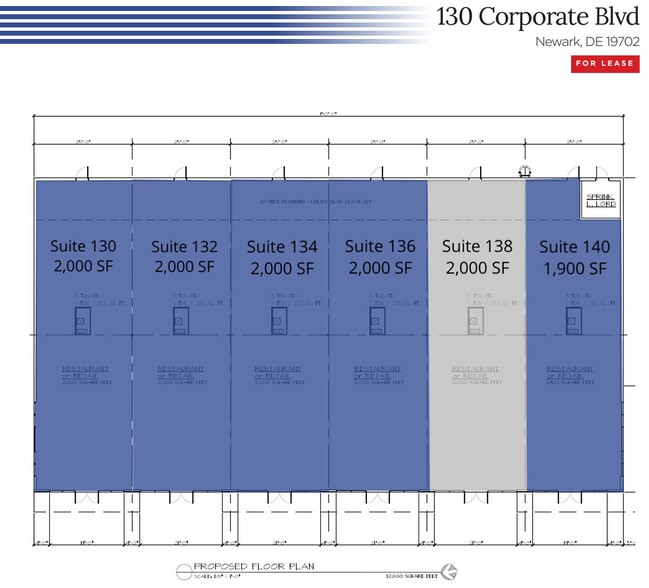 Corporate Blvd, Newark, DE en alquiler - Plano de la planta - Imagen 2 de 4