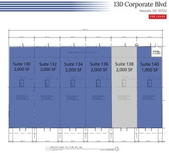 Corporate Blvd, Newark, DE en alquiler Plano de la planta- Imagen 1 de 1