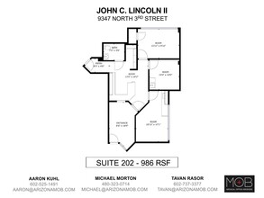 9327 N 3rd St, Phoenix, AZ en alquiler Plano de la planta- Imagen 1 de 1