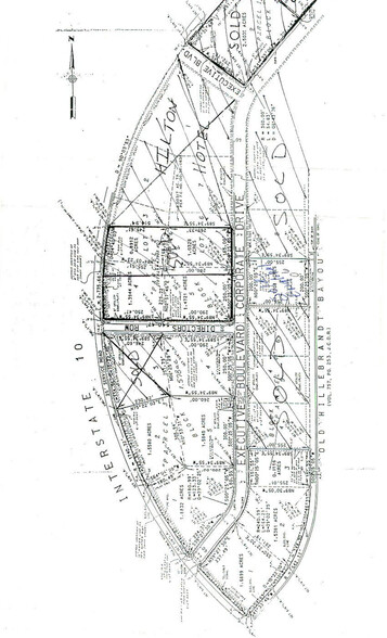 IH-10, Beaumont, TX en venta - Plano del sitio - Imagen 2 de 2