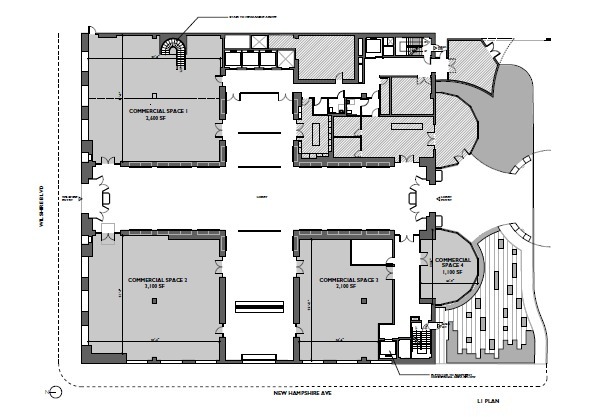 3240 Wilshire Blvd, Los Angeles, CA en alquiler Plano de la planta- Imagen 1 de 2