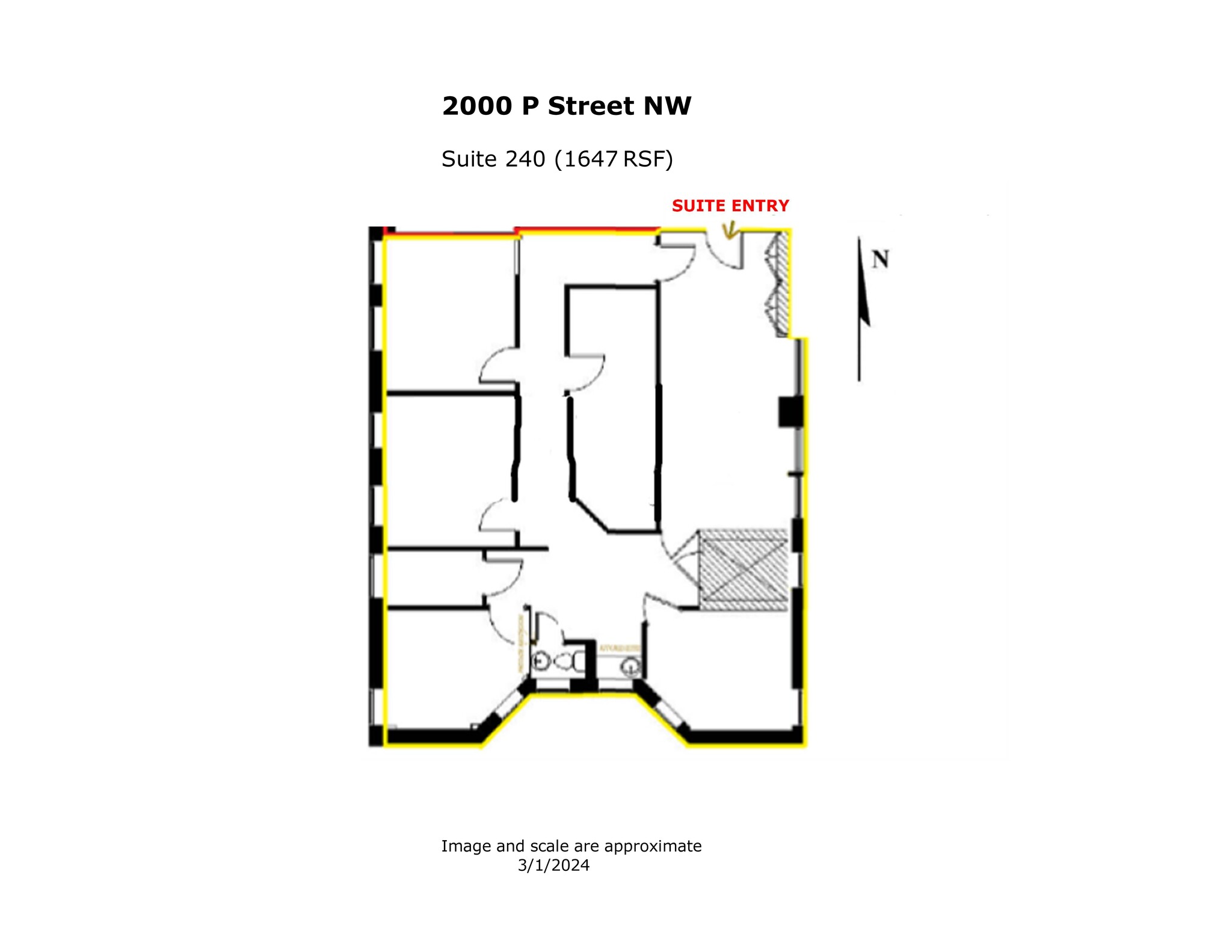 2000 P St NW, Washington, DC en alquiler Plano del sitio- Imagen 1 de 10