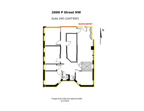 2000 P St NW, Washington, DC en alquiler Plano del sitio- Imagen 1 de 10