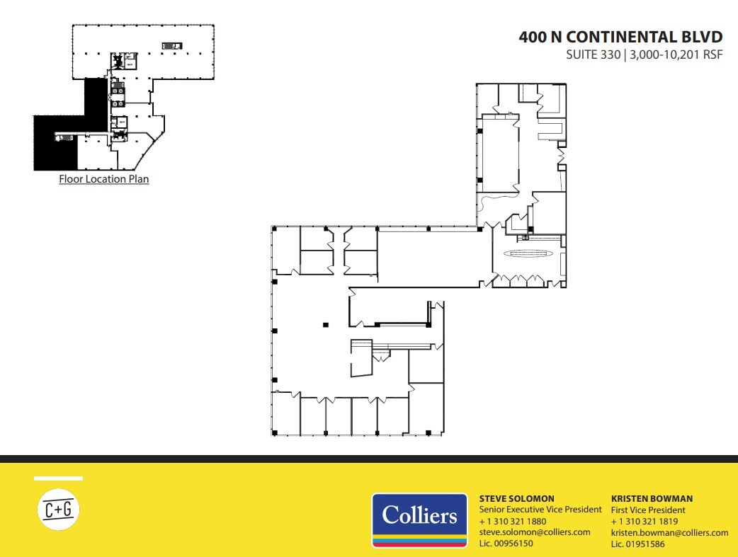 300 Continental Blvd, El Segundo, CA en alquiler Plano de la planta- Imagen 1 de 1