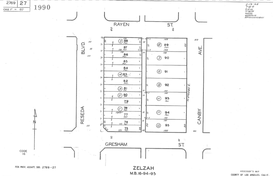 8802 Reseda Blvd, Northridge, CA en venta - Plano de solar - Imagen 3 de 3