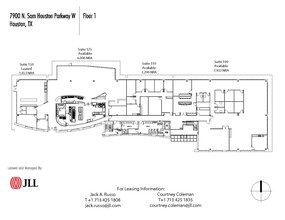 7900 N Sam Houston Pky W, Houston, TX en alquiler Plano de la planta- Imagen 1 de 1