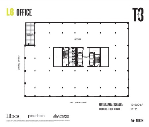 123 E 6 Ave, Vancouver, BC en alquiler Plano de la planta- Imagen 1 de 1