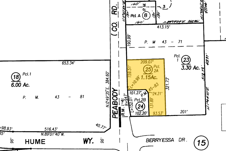 211 Peabody Rd, Vacaville, CA en alquiler - Plano de solar - Imagen 2 de 3