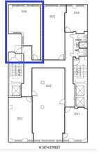 252 W 38th St, New York, NY en alquiler Plano de la planta- Imagen 2 de 2