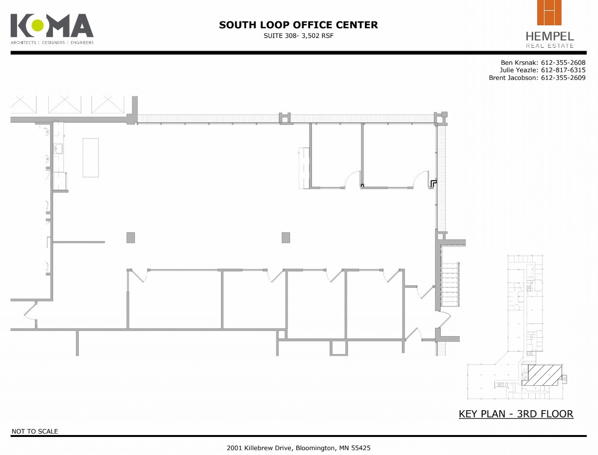 2001 Killebrew Dr, Bloomington, MN en alquiler Plano de la planta- Imagen 1 de 1