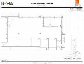 2001 Killebrew Dr, Bloomington, MN en alquiler Plano de la planta- Imagen 1 de 1